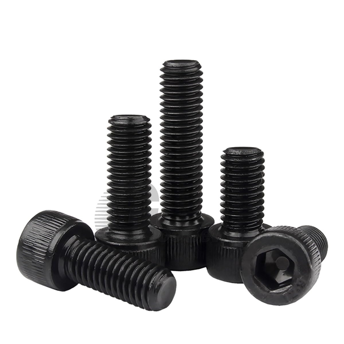 10 Pz/lotto Nero 12.9 Grado 3/16-32 Viti a Testa A Esagono Incassato Bulloni a Brugola Lunghezza da 3/8 pollici a 3(3 inch)