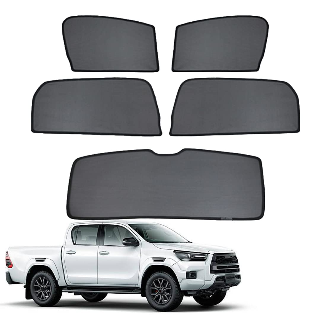 Car Window Shade for Land Rover Discovery 5, Car Window Curtains Block UV Rays Privacy Protection Car Blackout Window Covers Sun Shades,set of eight