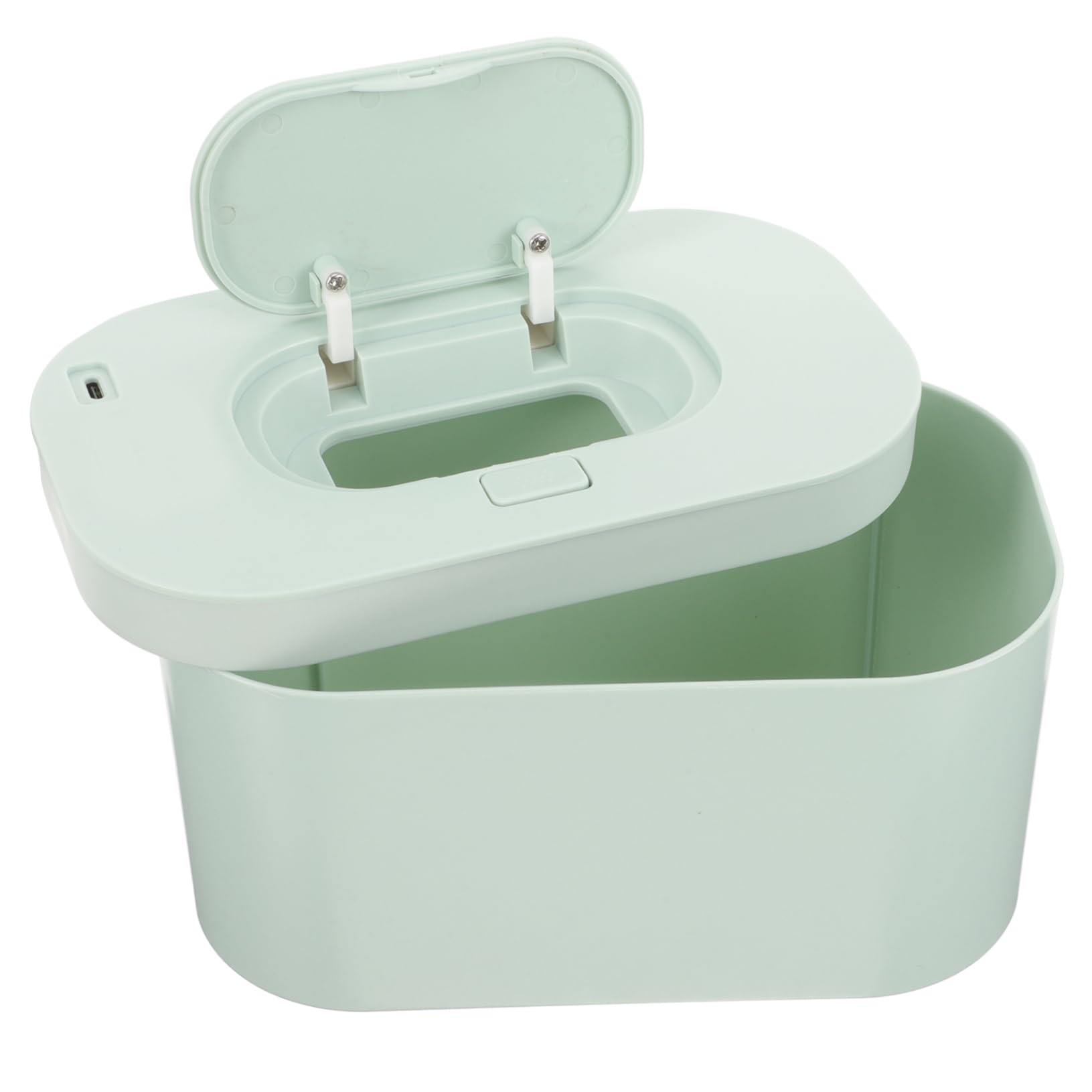 Ciieeo Chauffe-lingettes Portable pour Bébé Chauffage sans Fil USB, Design Compact Vert
