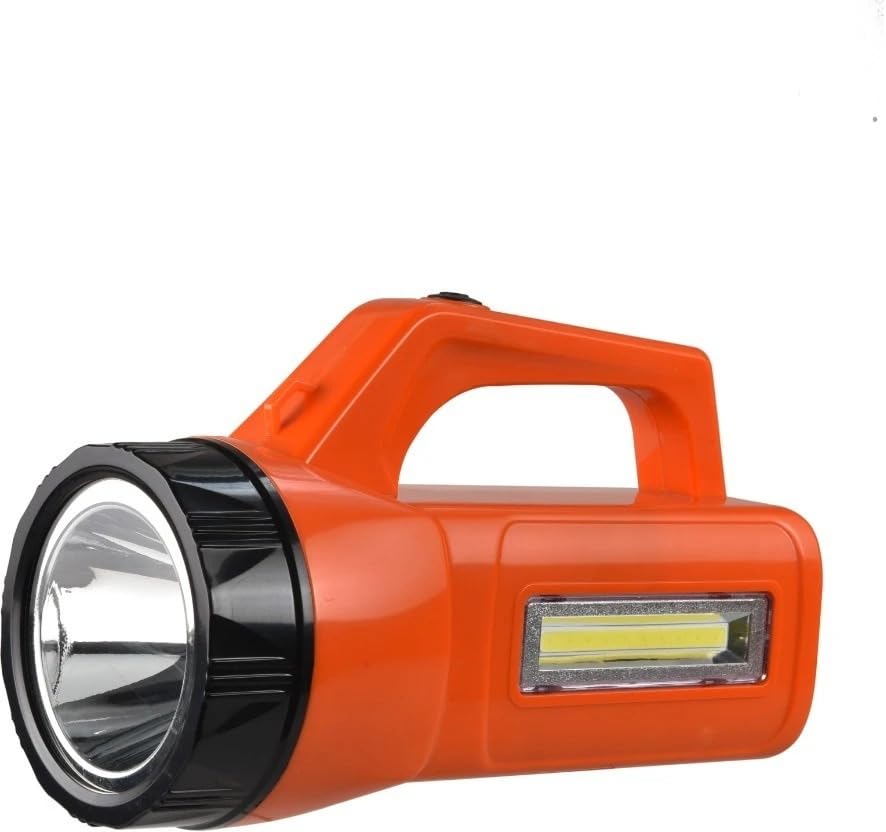 GLOBEAM 6900 Kisan Rechargeable Torch with Side Emergency Light 4500 mAh Battery with Long Range Distance Light for Kisan, Farmers, Villagers, Trekking-image-25