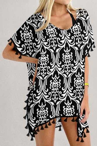 Image of Yincro Women's Chiffon Swimsuit Beach Bathing Suit Cover Ups for Swimwear
