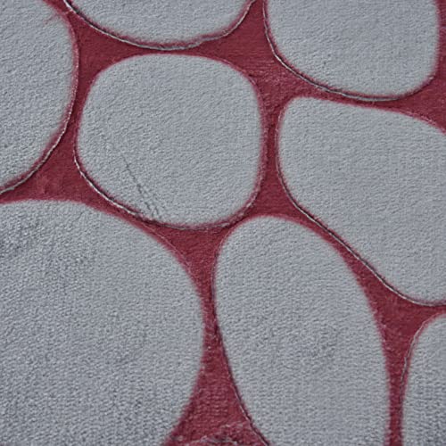 EPMANN Badezimmerteppich-Sets, 3-teilig, mit Toilettendeckelbezug, Saugfähigem, Rutschfestem Badematten-Set, Badezimmerteppich-Set, Maschinenwaschbarer Badeteppich mit U-förmigem Toilettenvorleger – Bild 6