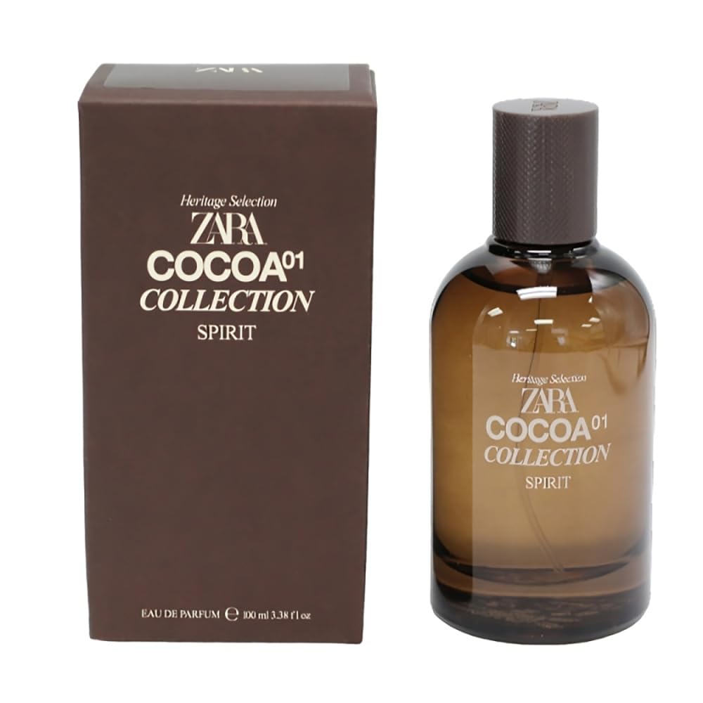Amazon.com: Zara Cocoa 01 Spirit Cologne for Men Gourmand