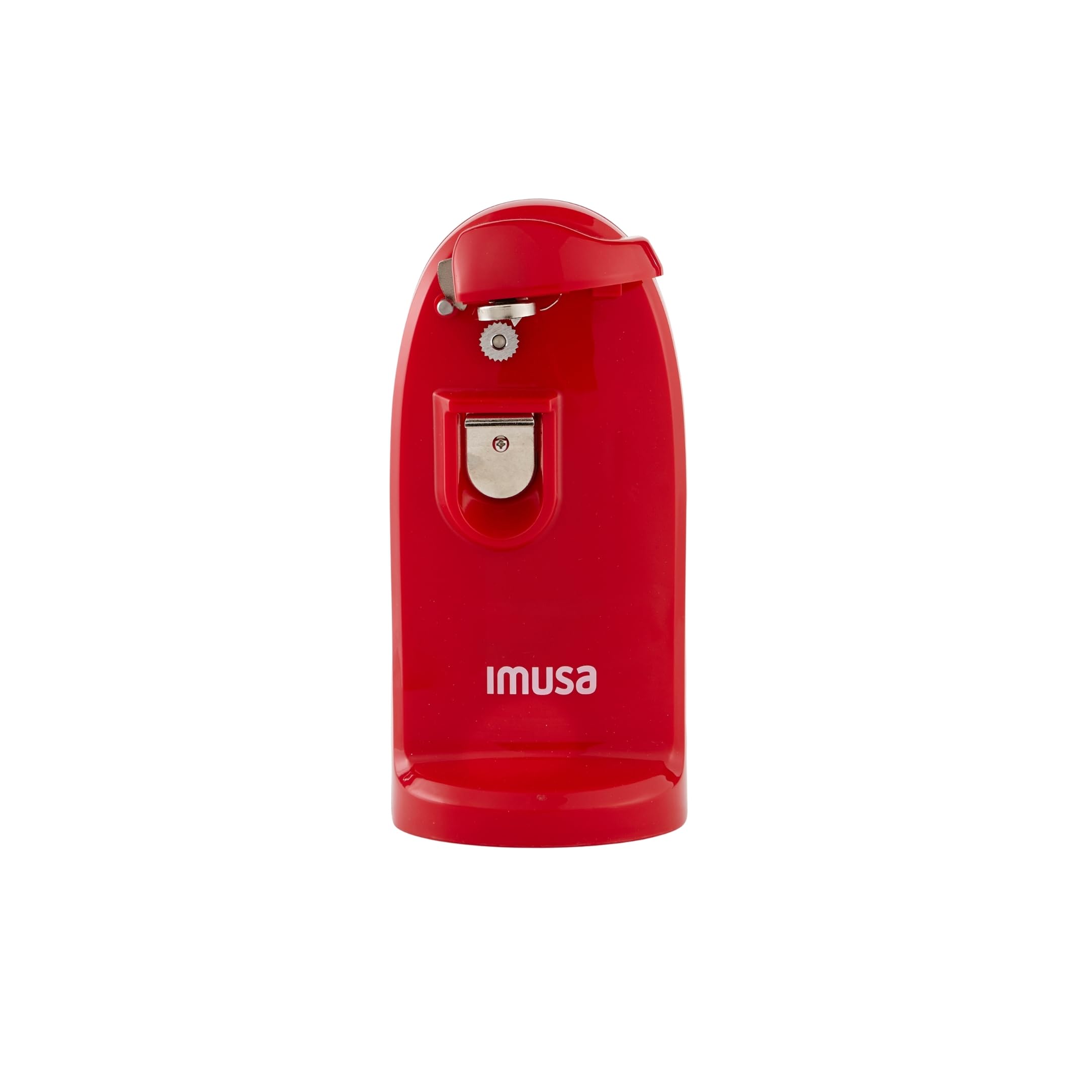 Abrelatas Eléctrico Color Rojo - Funcionamiento Automático, Fácil De Usar