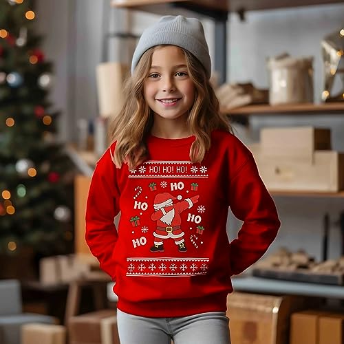 Mrocioa Toddler Boy Girl Sweatshirt Ugly Christmas Style Santa Sweater Baby Kids Dinosaur Xmas Pullover2