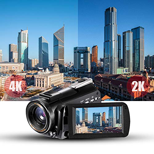 SAANTE AC3 4K WiFi Câmera de vídeo digital filmadora DV Recorder 30MP 30X Zoom IR Night Vision 3,0 p