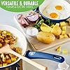 GreenLife Non Stick Fry Pan Set (7" & 10"), Non-Toxic PFAS-Free Ceramic Skillets, Dishwasher & Oven Safe, Egg Omelet Frying Pans, Stay- Cool Handles, Kitchen Home Cooking Essentials, Blue #5