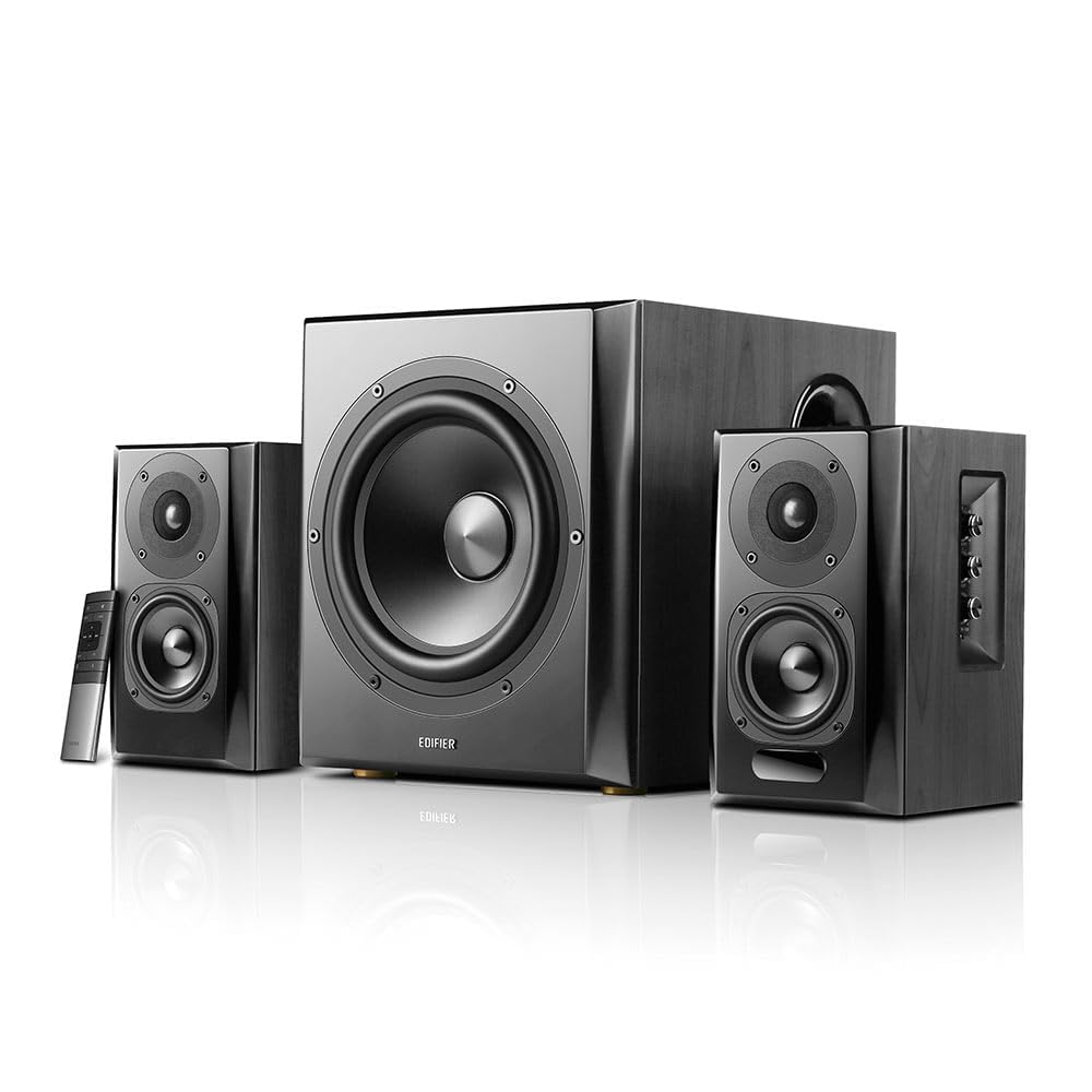 Edifier S351DB – 2.1 Aktivboxen, Schwarz