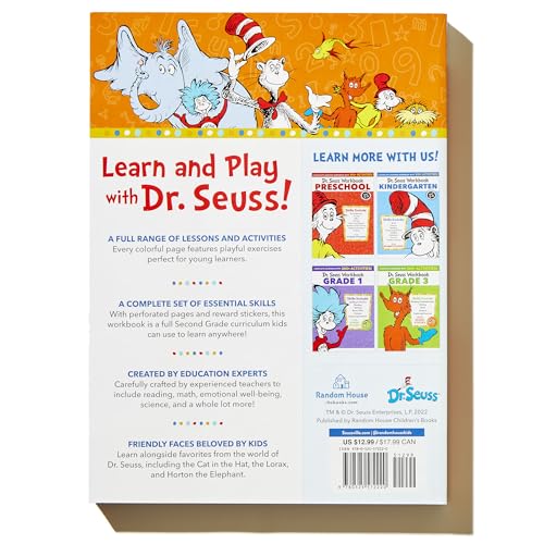 Dr. Seuss Workbook: Grade 2: 260+ Fun Activities with Stickers and More! (Spelling, Phonics, Reading Comprehension, Grammar, Math, Addition & Subtraction, Science) (Dr. Seuss Workbooks) - Image 9