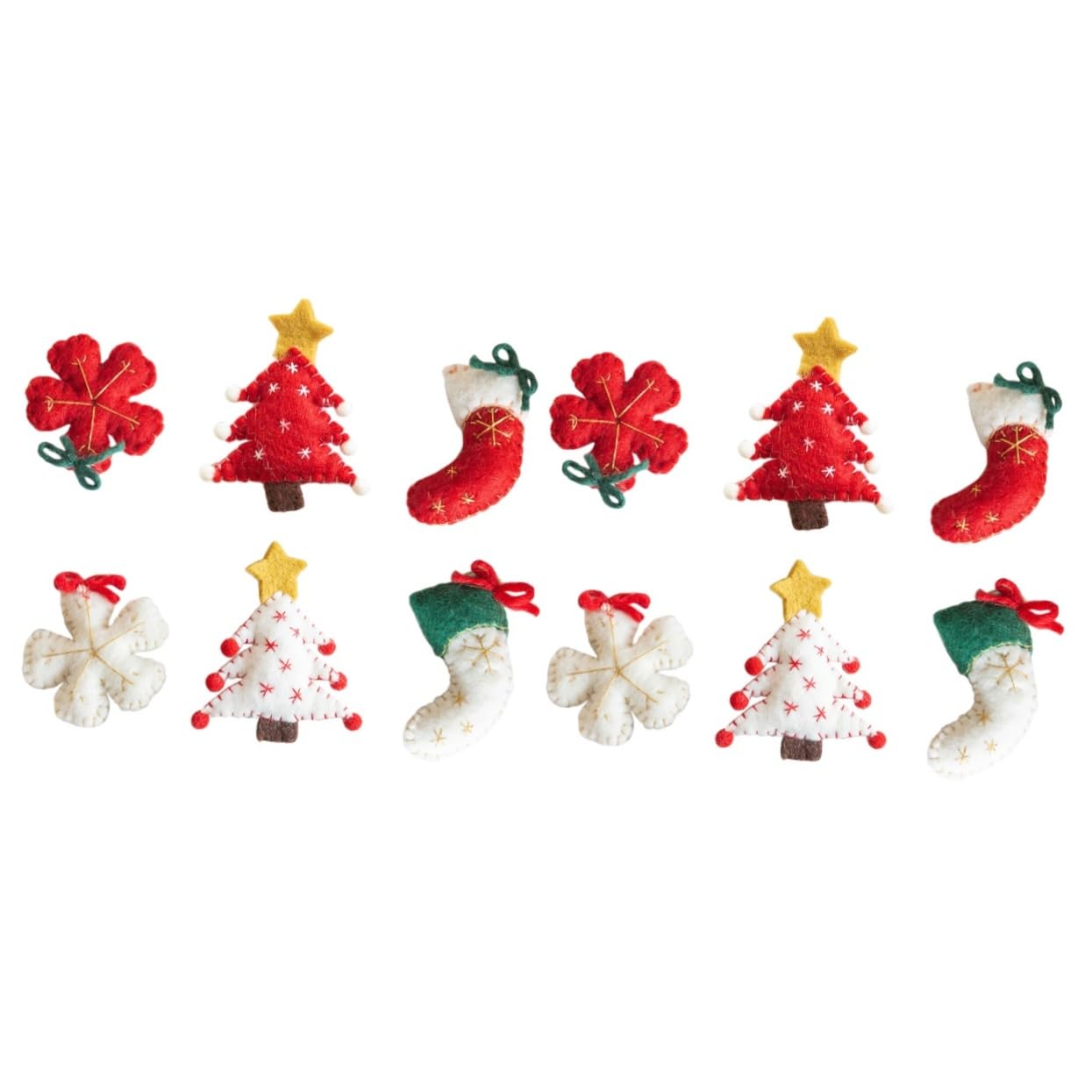 Cabilock Lot De 2 Pendentifs Flocons De Neige Élégants pour Décorations De Noël 6 Pièces X 2