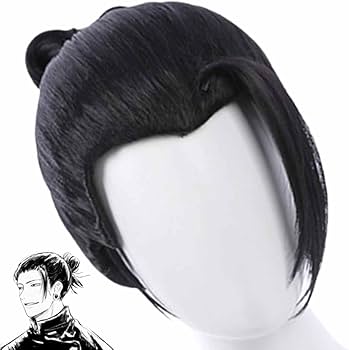 Amazon.co.jp: 夏油傑 ウィッグ コスプレ げとうすぐる カツラ 呪術廻