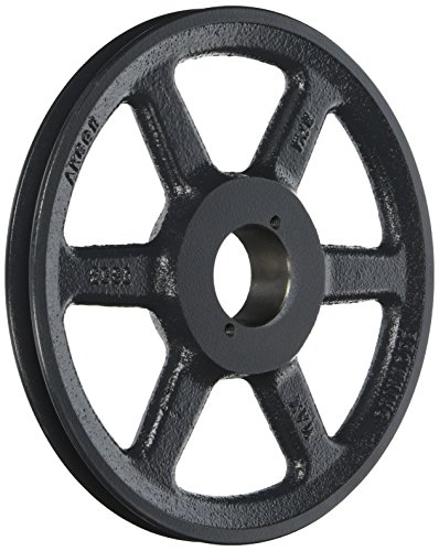 Browning AK89H Bushed Classical Gripbelt Sheave, 4L or A, 3L Belt, 1 Groove, Uses H Bushing