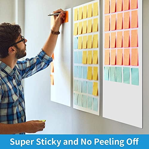 Afmat Sticky Easel Pad, Upgraded Chart Paper For Teachers, Large Self Stick Flip Chart Easel Paper, 25 X 30 Inches, 30 Sheets/Pad Chart Paper, 6 Pads #TOP2