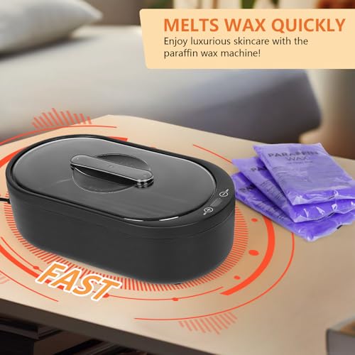 WHOSTOMY Paraffin Wax Machine for Hands and Feet, Paraffin Wax Warmer with 3 Pcs Lavender Refills, SPA Hot Wax Machine for Moisturizing Dry Skin, Hand and Foot Treatment by whostomy - Image 4