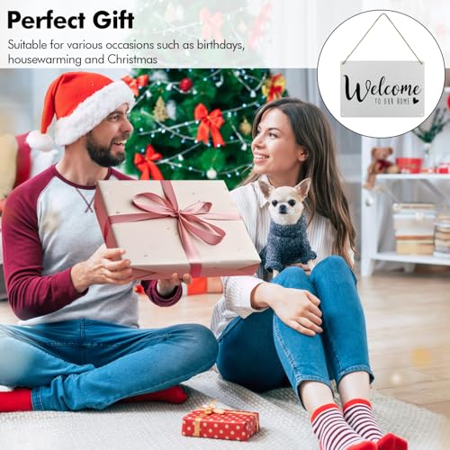 Poeland Welcome Sign, Wooden Hanging Sign with String, Welcome Door Sign for Front Doors, Gardens, Beach Cabins, Cafes (Welcome 02) - Cosy Home Interiors Poeland Welcome Sign, Wooden Hanging Sign with String, Welcome Door Sign for Front Doors, Gardens, Beach Cabins, Cafes (Welcome 02) - Image 7