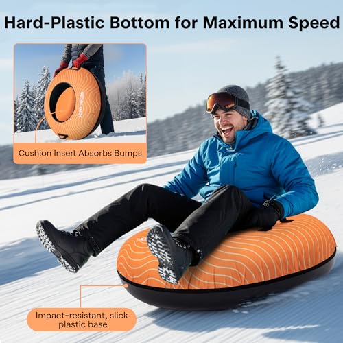 SereneLife Snowtube mit Hartschalenboden – 102 cm – Bild 5