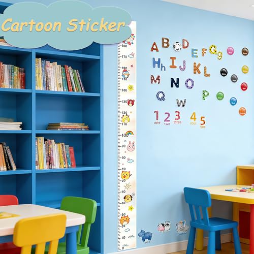 Calcomanías alfabeto y números para pared miniatura 2