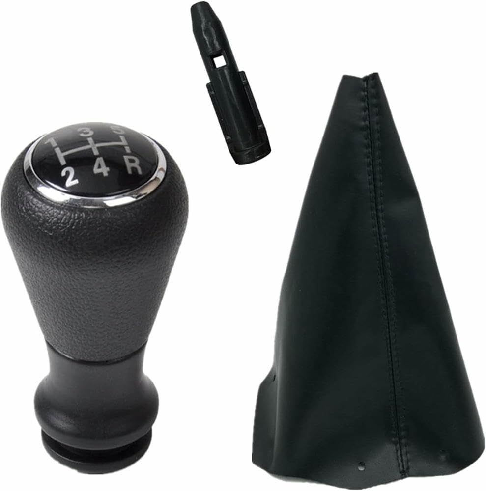 GZNBB Car Manual Gear Shift Knob Boot Cover Gaiter Lever Shifter Handle Stick, for Peugeot 106 107 205 206 207 306 307 308 309 405 406 407 508 605 607 806 807