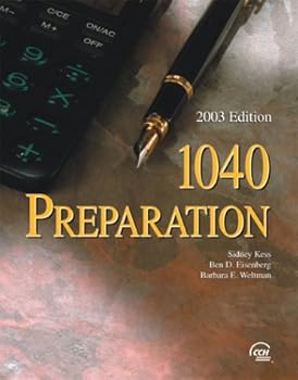 Paperback 1040 Preparation (2003 Edition) Book