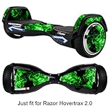 GameXcel Sticker for Hover Board - Skin for Self-Balancing Electric Scooter - Decal for Self Balance Mobility Longboard - Smart Protective Cover Vinyl Case for 2 Wheel Scooter Board Fit for Razor 2.0