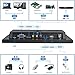 Haiway 10.1 inch Security Monitor, 1024x600 Resolution Small HDMI Monitor Small Computer Monitors with Remote Control with Built-in Dual Speakers HDMI VGA BNC Input for Gaming CCTV Raspberry Pi PC