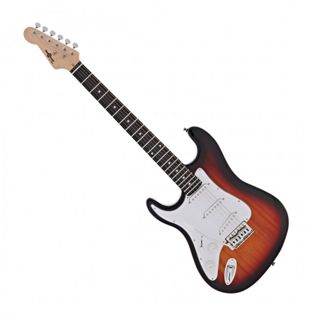 Gear4music Gaucher Taille standard Guitare électrique LA Series, Sunburst