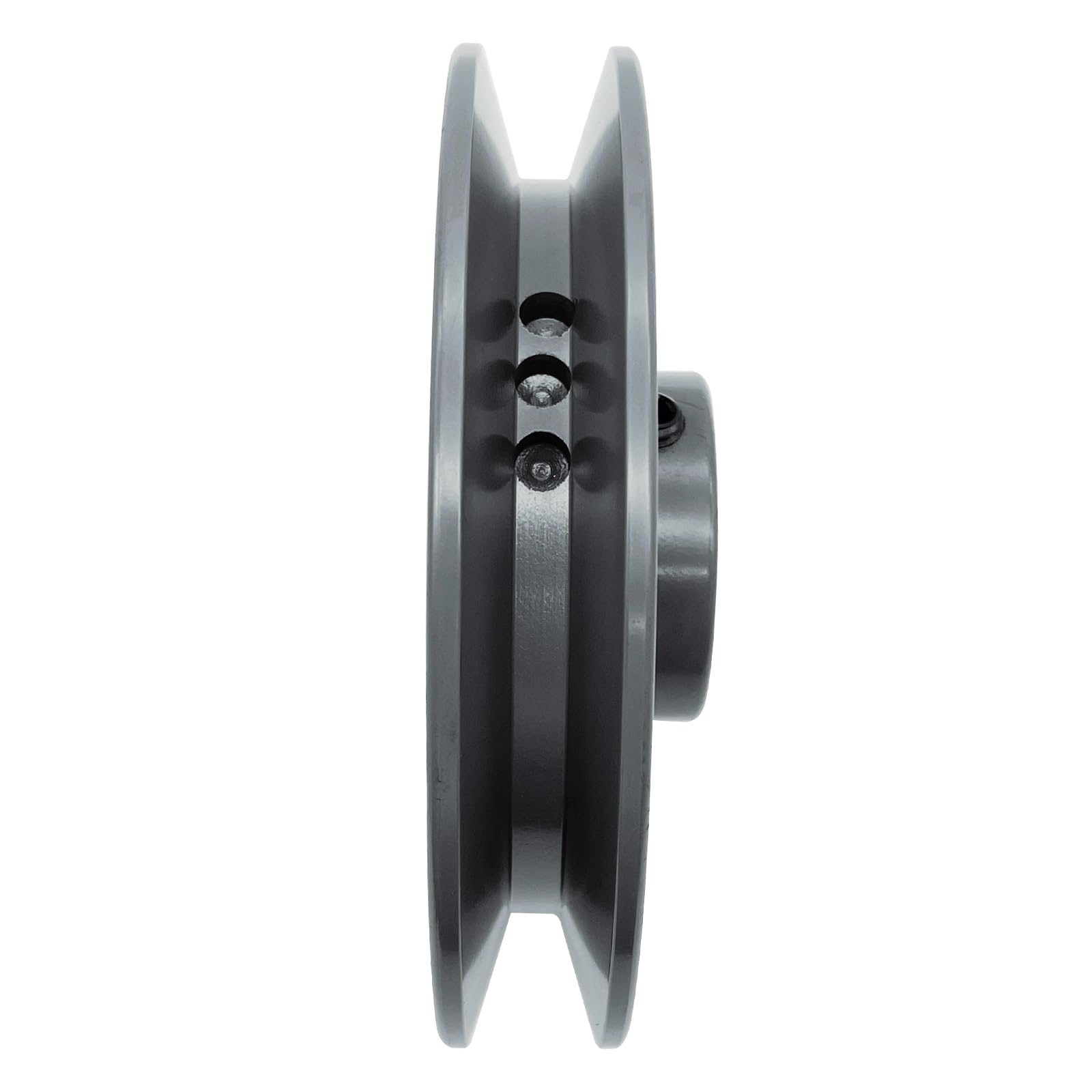 BK52-3/4, BK52X3/4 V Polea de correa, diámetro exterior de 12.6 cm, orificio de 3/4 pulgadas, material de hierro fundido, poleas de correa BK de una sola ranura para correas "4L" o "A" y correas
