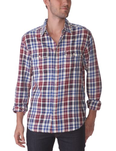 Chemise à carreaux homme Wrangler coupe droite mode décontractée coton