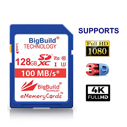 Tarjeta de Memoria SDXC U3 128GB BigBuild Technology para Fujifilm GFX 100, 100 II, 100S II, 50R Cámaras - imagen 3