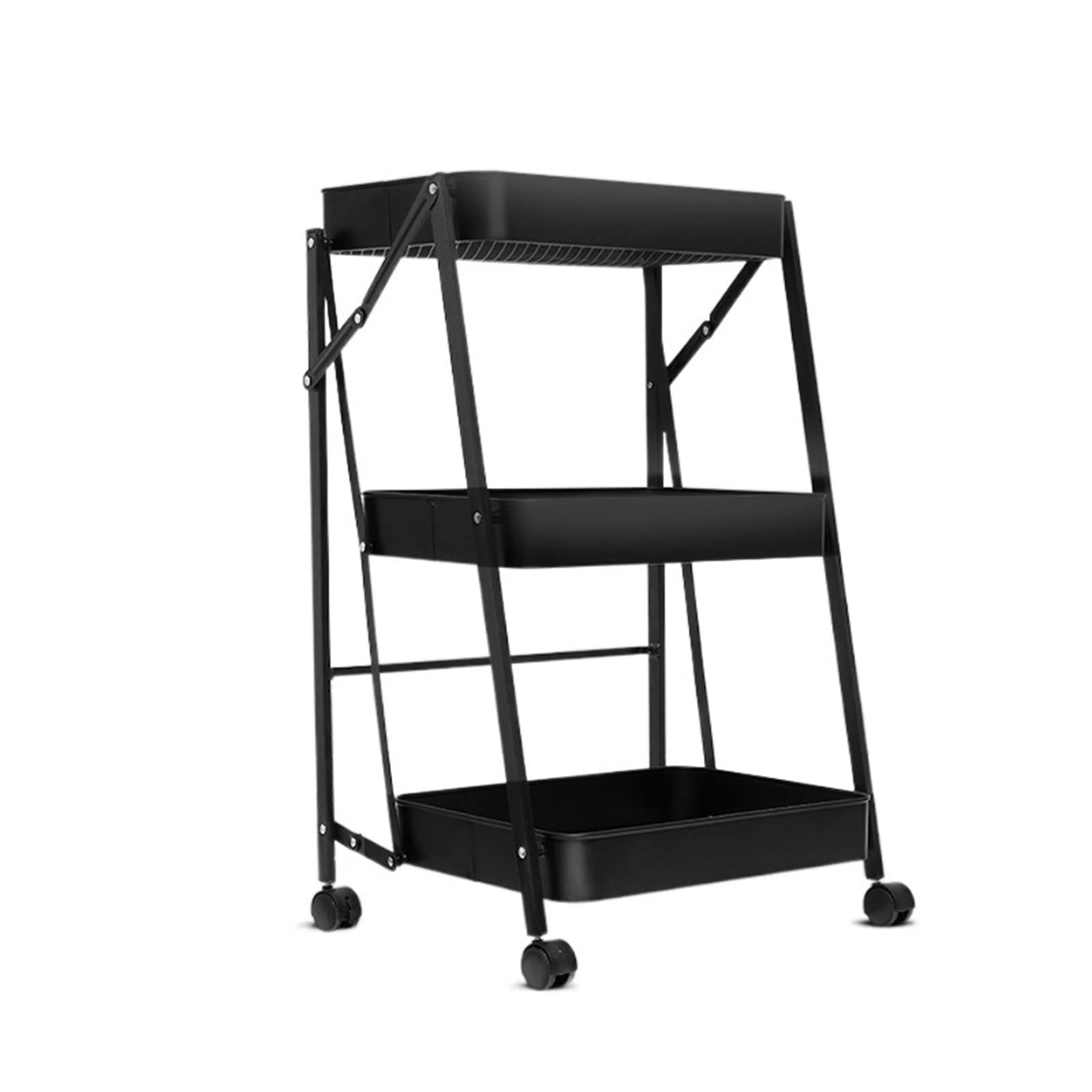 Étagère de rangement de cuisine pliable sans perforation au sol