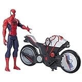 Marvel Spiderman - Figura Spiderman, con vehículo (Hasbro B9767EU4)