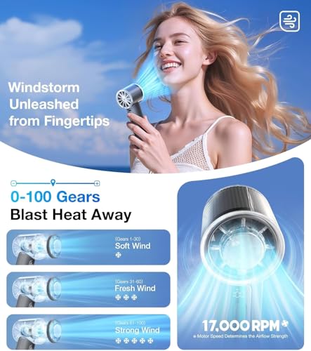 Image of TORRAS COOLiFY iva Handheld Fan with Ice Cooler, [Chill by 50F], 0-100 Adjustable Speed, Super Mini Powerful Portable Fan 4900mAh Rechargeable, Hand Fans for Travel Essentials,Gift for Father,Grey