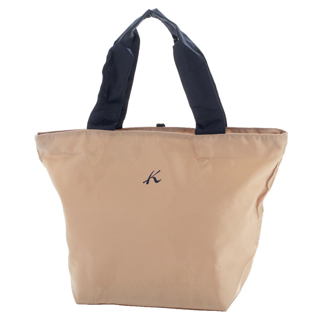 未使用 Kitamura Kロゴマーク ベージュグレーハンドバッグ 未使用 Kitamura Kロゴマーク ベージュグレーハンドバッグ