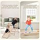 4-in-1 Montessori Kletterdreieck, Klettergerüst Indoor mit Rutsche, Kletterleiter und Kletterbogen, Wippe, Faltbares Holz Klettern Spielzeug Indoor Outdoor Set, Indoor Spielplatz 1-5 Jahre