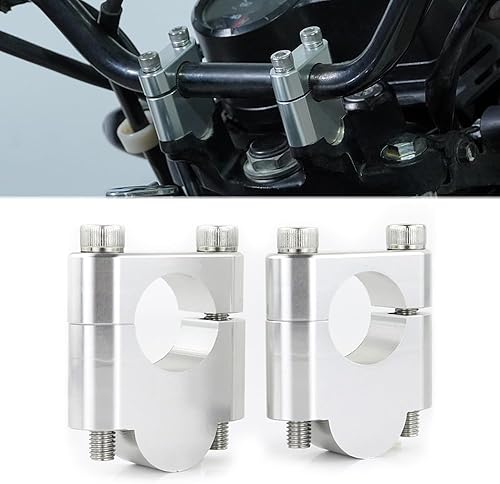 Xitomer Elevadores de manillar de motocicleta ATV de 78 pulgadas con abrazaderas, apto para Grom MSX125 CRF 250L, KLR650, DRZ 400SV-Strom, FZ1 FZ8