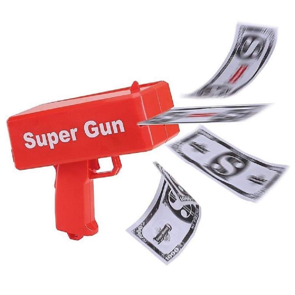 Party Crave Cash Canon Money Gun Includes 100 Fake Dollars for Wedding/Anniversary/Birthday Parties/Event & Fun Money Gun for Kids (1pc) (B0CPVPCKRG) Amazon Price History, Amazon Price Tracker