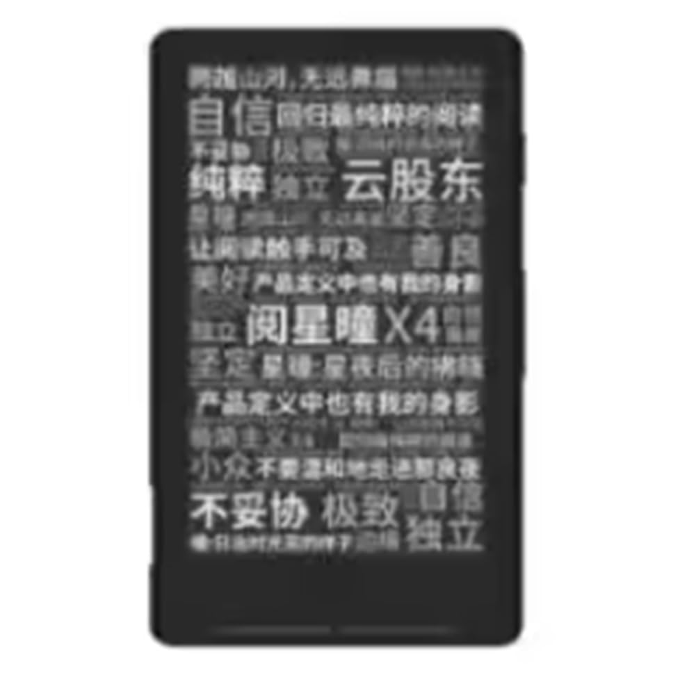 E-Book Reader 4,3 Cali Schermo Ink 220ppi 16GB Memoria Bianco