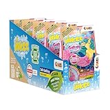 INKEE GALUPY MERMAID Confezione da 5 palline da bagno a forma di sirena con sorpresa, bomba da bagno per bambini a forma di conchiglia con figure a sirena e aroma di zucchero filato immagine
