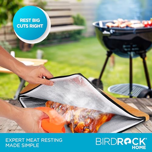 BIRDROCK HOME Bolsa para carne BBQ termoaislada triple capa miniatura 4