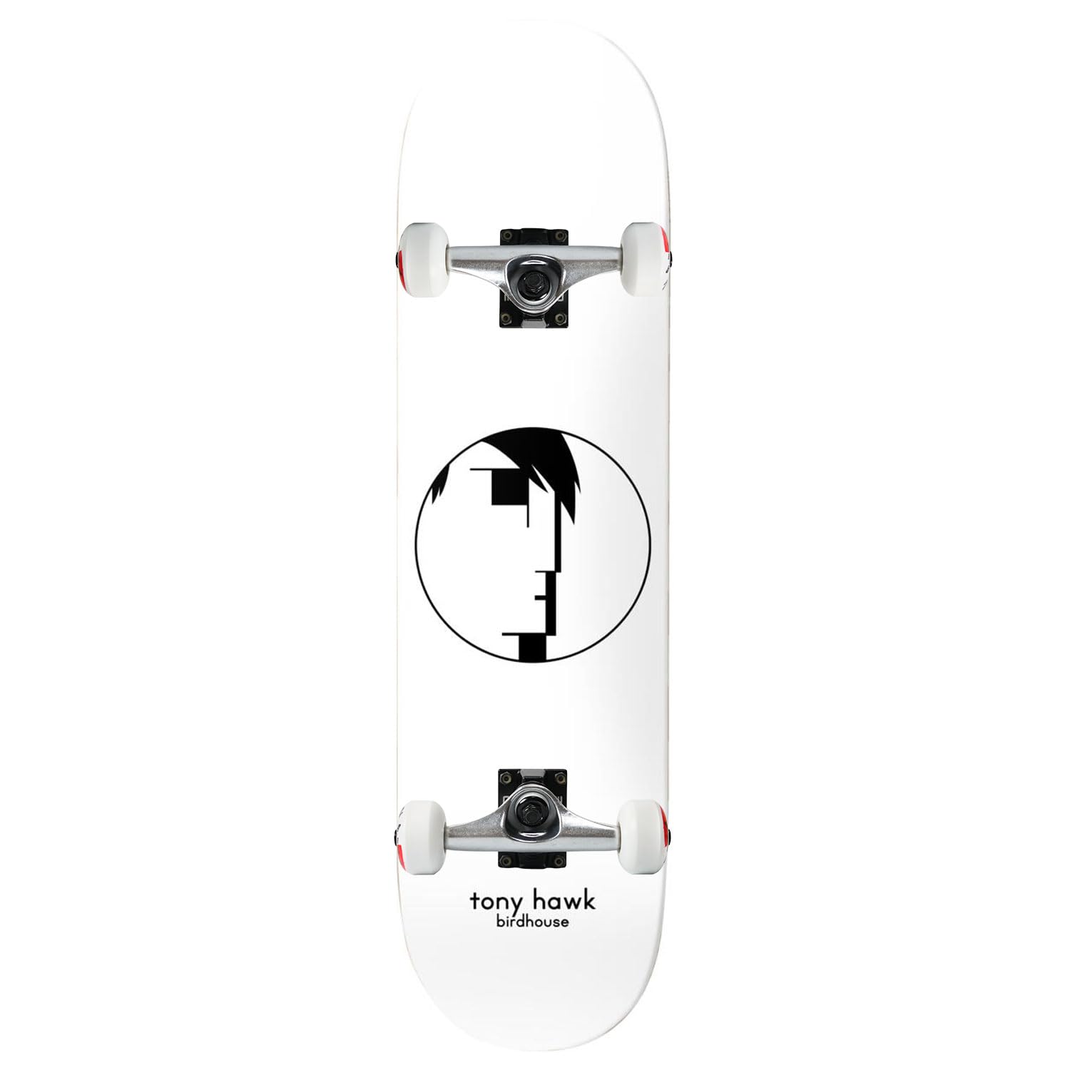 BirdhouseSkateboard Assembly Tony Hawk Enteries 8.0"" x 31.5"" Complete, White