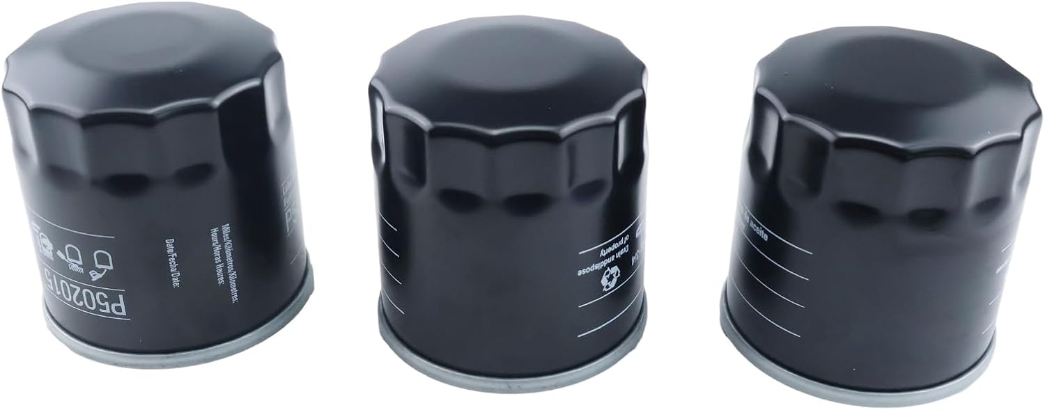 3X Oil Filters 49065-2071 49065-206 49065-2057 49065-2078 Compatible with Kawasaki FH721V FH601V FH641V FH661V FH680V 4 Stroke Engines