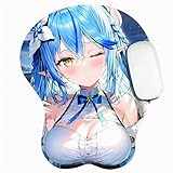 ふわふわ可愛いアニメ風おっぱいマウスパッド | キャラクター風ぷにぷにクッション付き手首サポートリストレスト | 滑り止め加工＆耐久性 人間工学設計・疲労軽減・快適操作 | ソフトタッチ素材 | オフィス・テレワーク・ゲーミング対応 | 推しキャラ癒し系デスクアクセサリー | プレゼント・ギフトにも最適