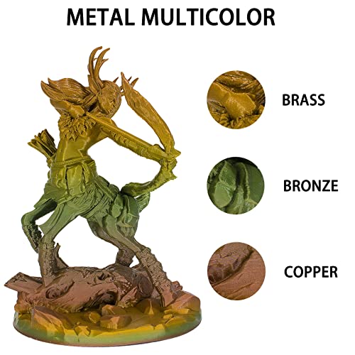 Image of 3D Printer Filament, PLA Filament 1.75mm, Vintage Metal Rainbow PLA Filament, + /- 0.02mm, 3D Printing Filament 1kg /2.2lbs