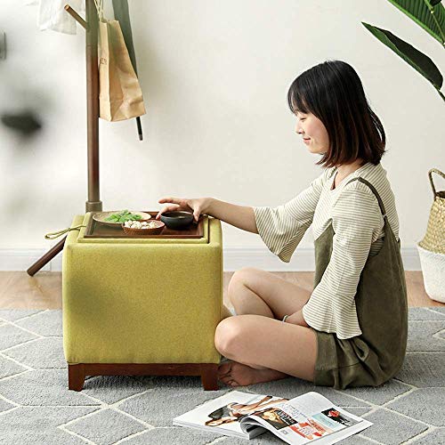 Banc à chaussures avec rangement intégré et petit tabouret de canapé