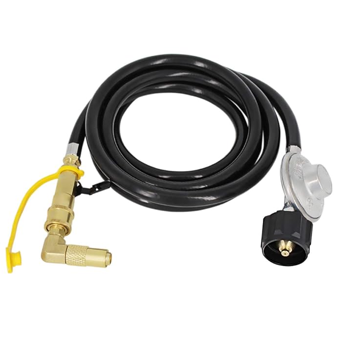 Buy MCAMPAS 8FT Propane Regulator Hose with 1/4" Quick Disconnect