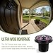 Fisheye Wide Angle Lens for Camera - Tensso 1.8mm IR 5MP 1/25'' M12 Fish Eye View Lense for Ring Cameras Replacement Parts, for CCD, for Surveillance, Security, CCTV and Doorbell Cam