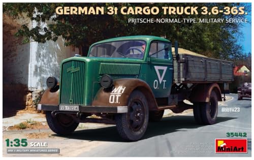 Miniart 1:35 3t Cargo Truck 3,6-36S Pritsche maquette camion militaire plastique MIN35442 Allemand