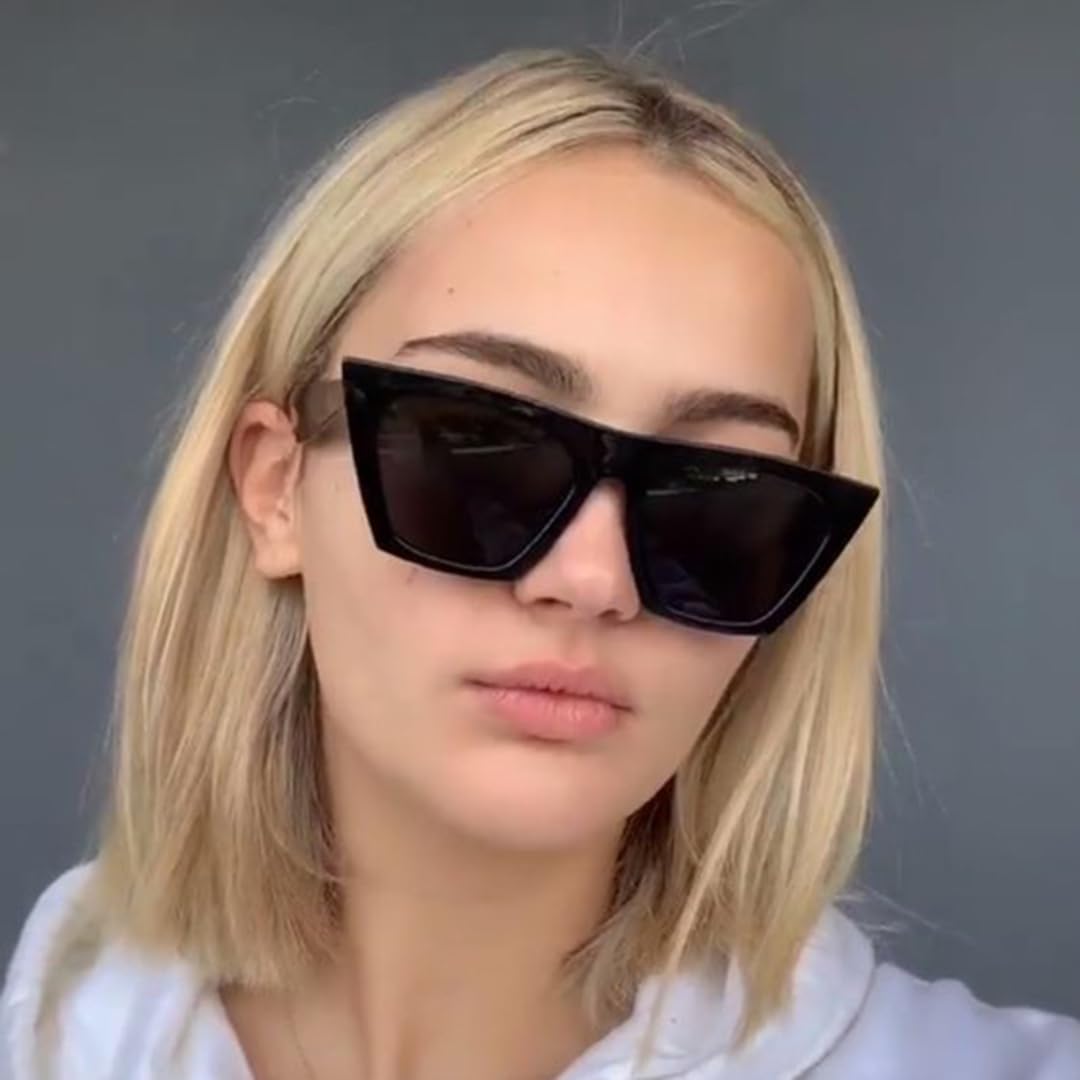 Occhiali da sole oversize da donna alla moda con montatura in acetato, polarizzati, per donna, tonalità UV400