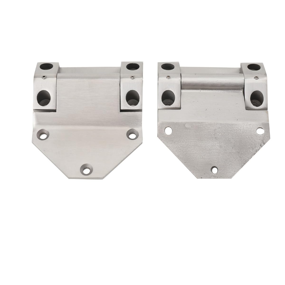 2x Edelstahl Schwerlastscharnier 500kg Belastung Scharnier Tür Türe V4A Türband