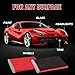 Tidy Monster 2 Pack Clay Bar Mitt for Car Detailing, Medium Grade Auto Magic Clay Towel, Scratch-Free and Paint Safe, for Cleaning Polishing Detailing Cars Paint, Glass, Wheels (Red)
